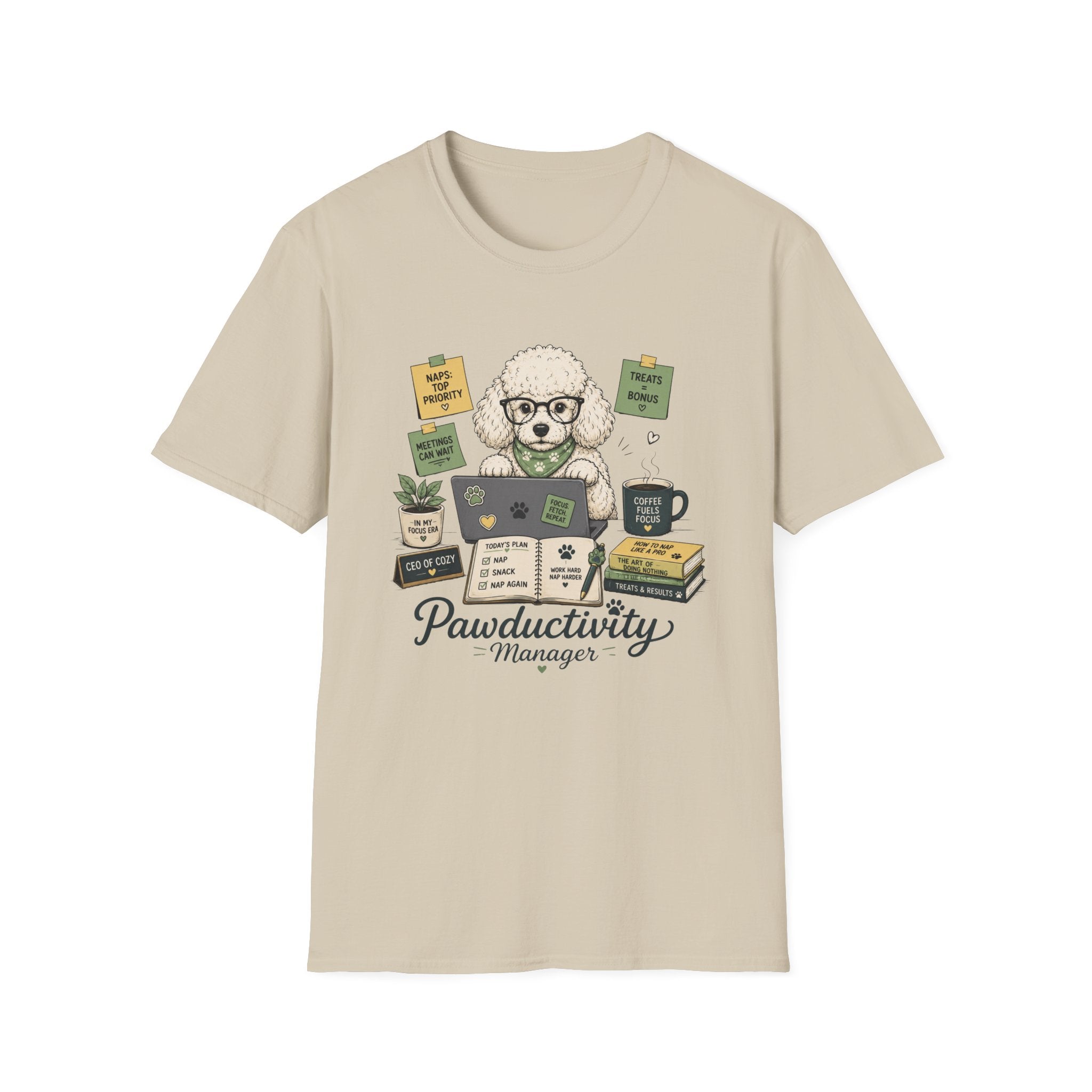 Pawdcutivity Poodle T-Shirt