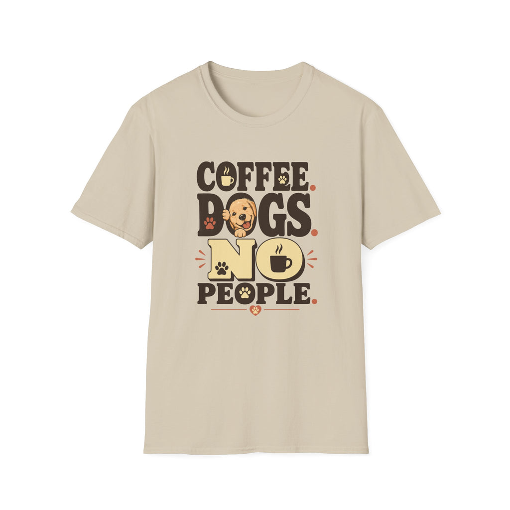 Coffee. Dogs. No People. T-Shirt