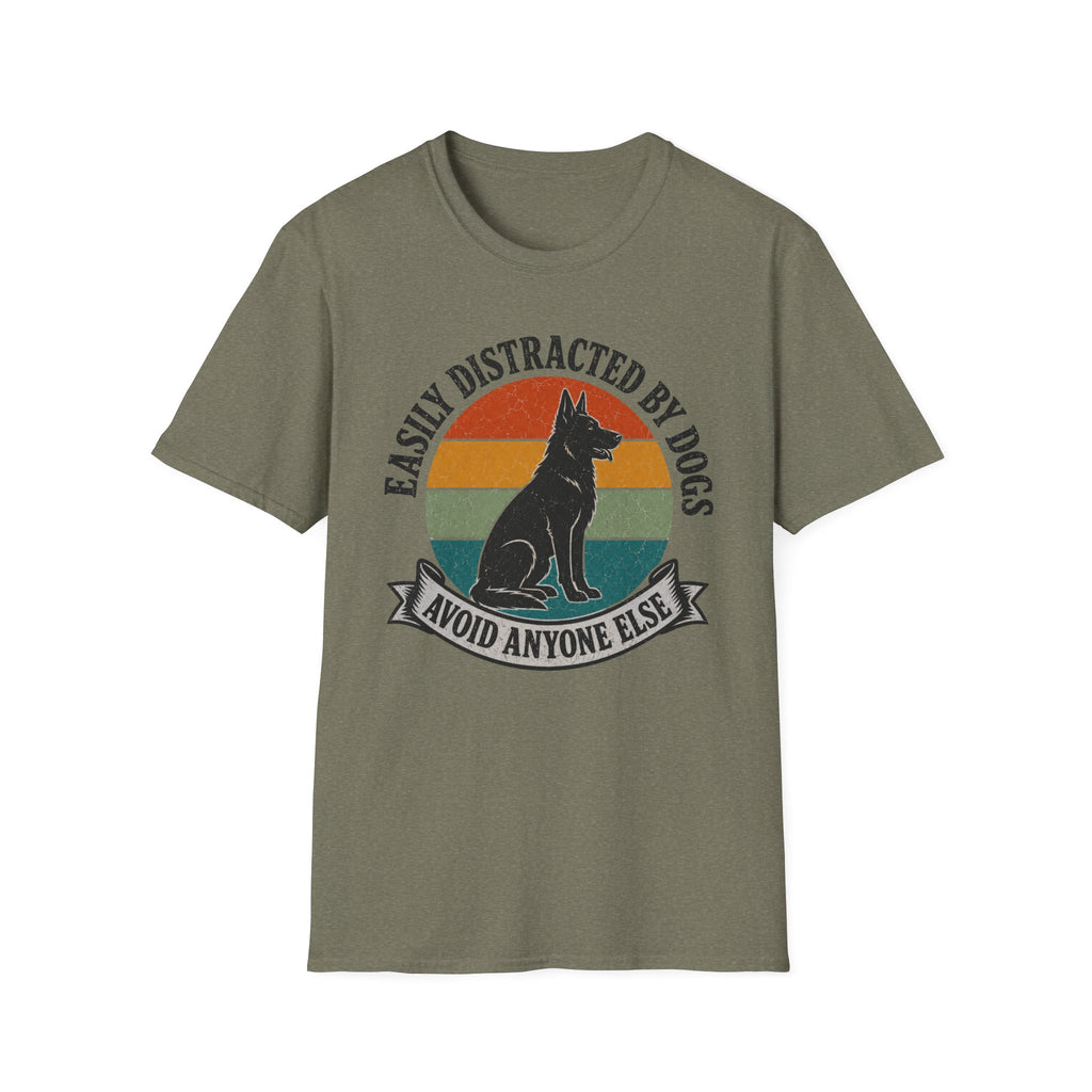 Easily Distracted By Dogs T-Shirt