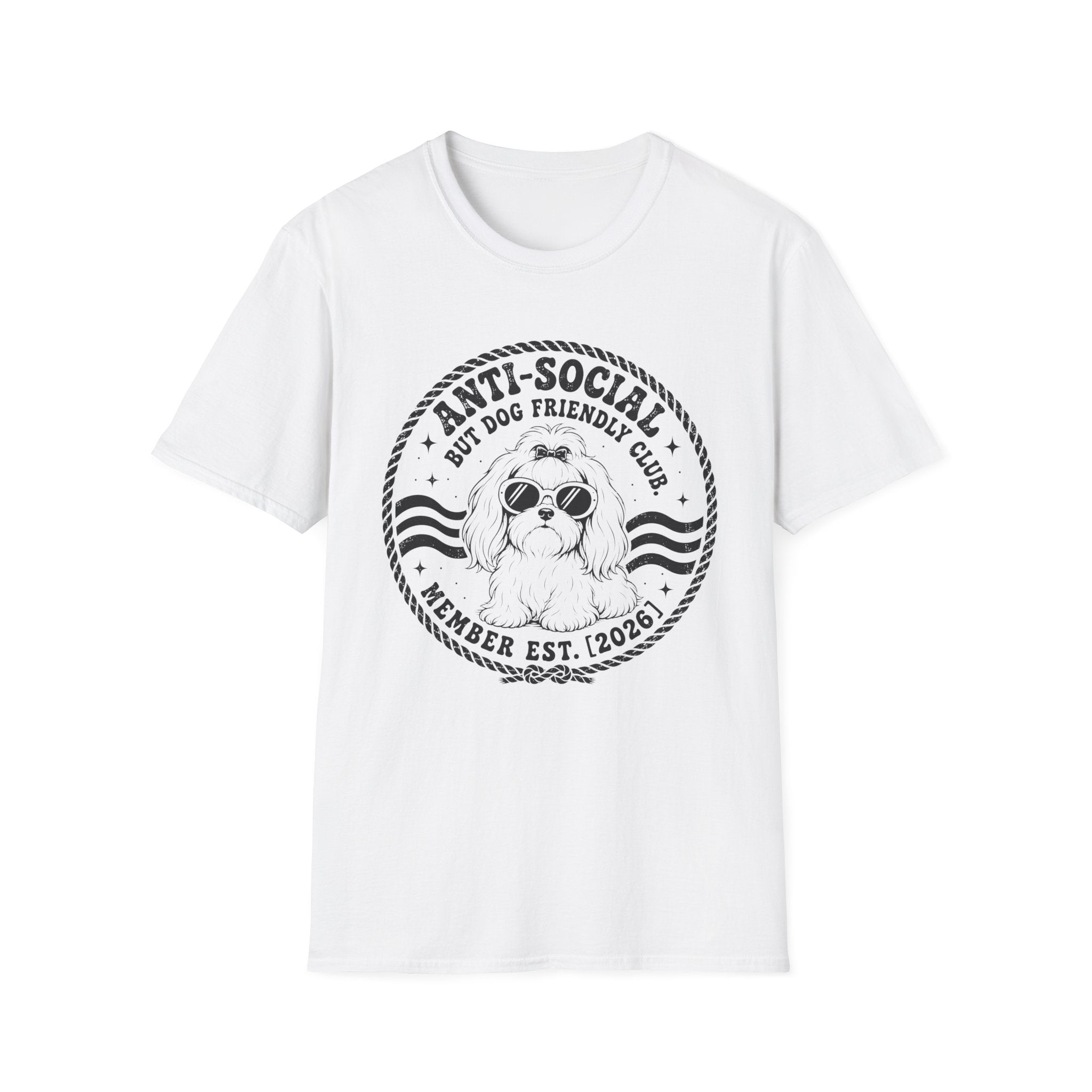 Anti-Social But Dog Friendly T-Shirt