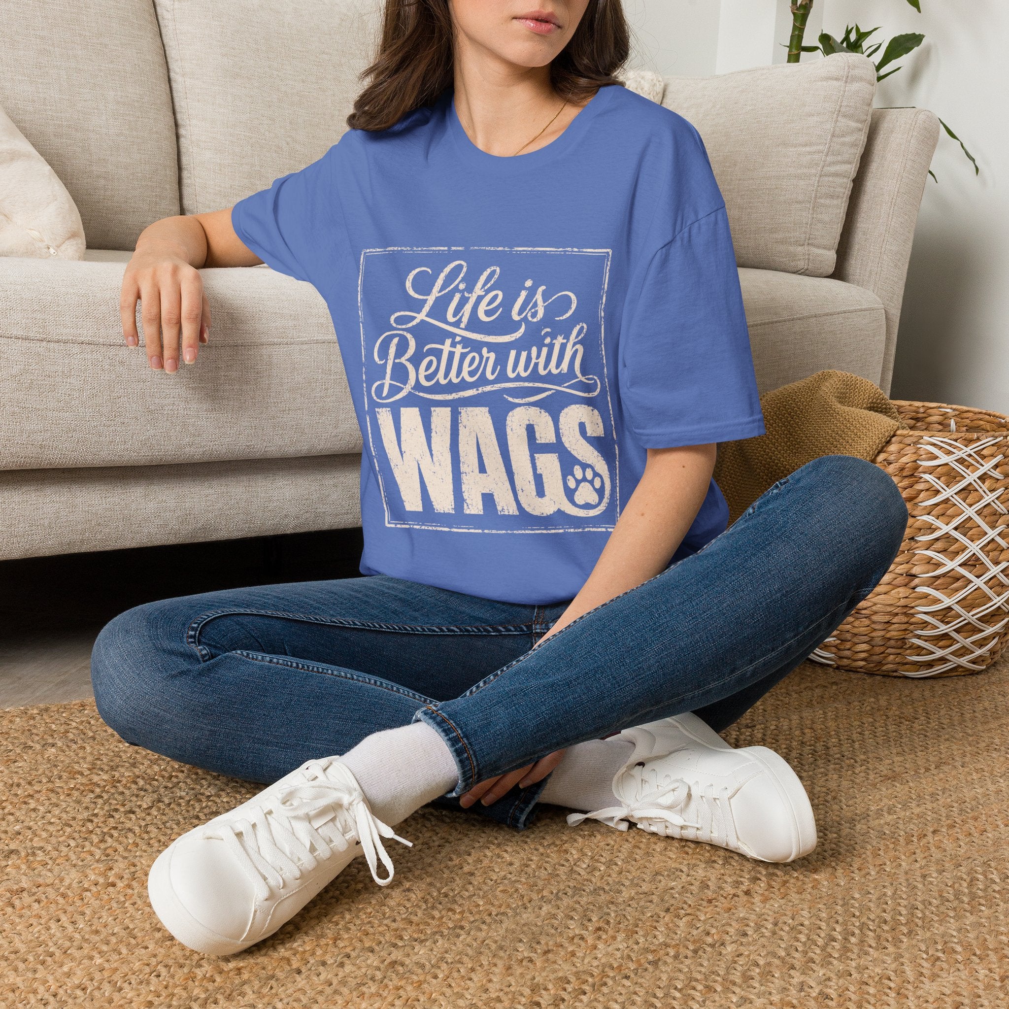Better With Wags T-Shirt
