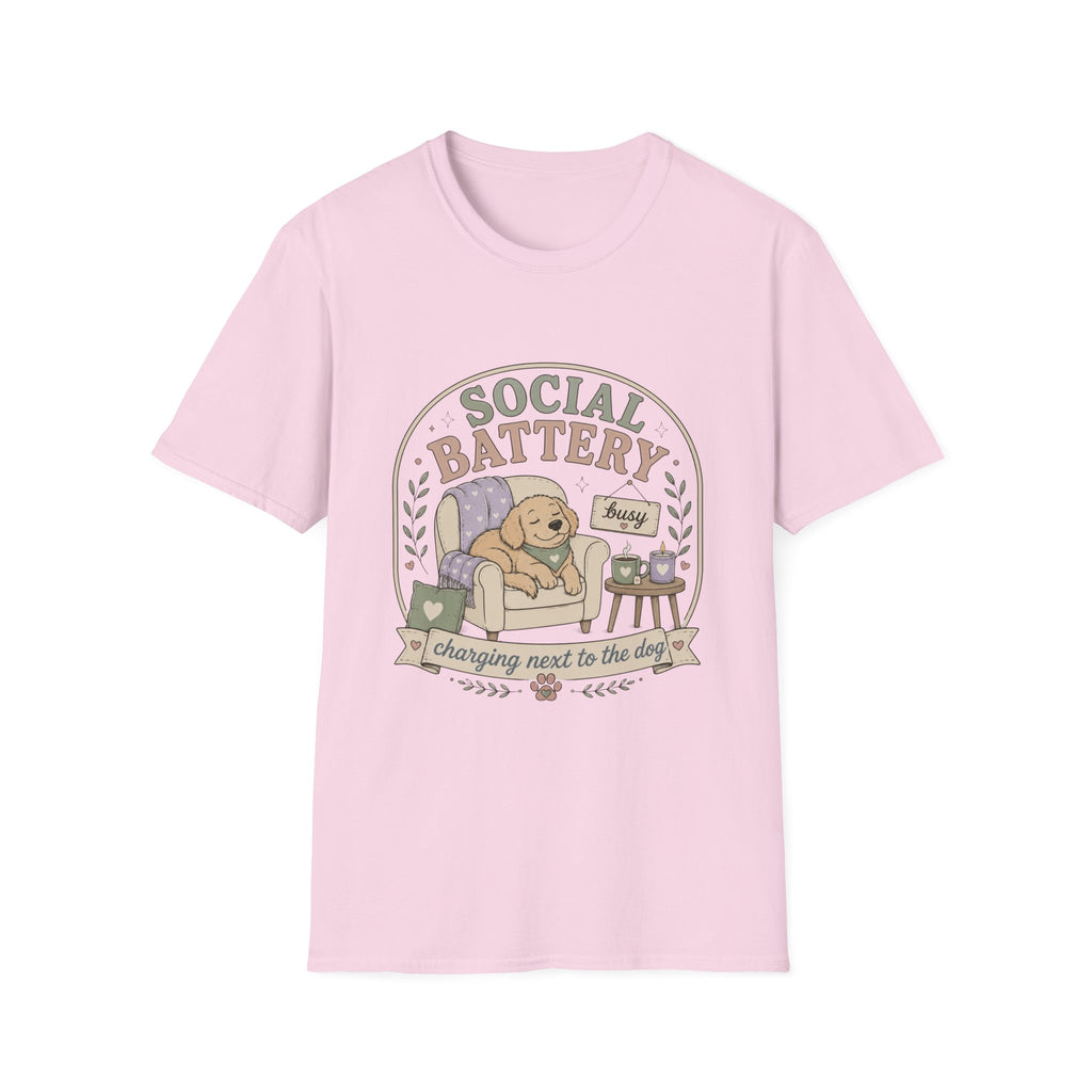 Charging Next to Dog T-Shirt