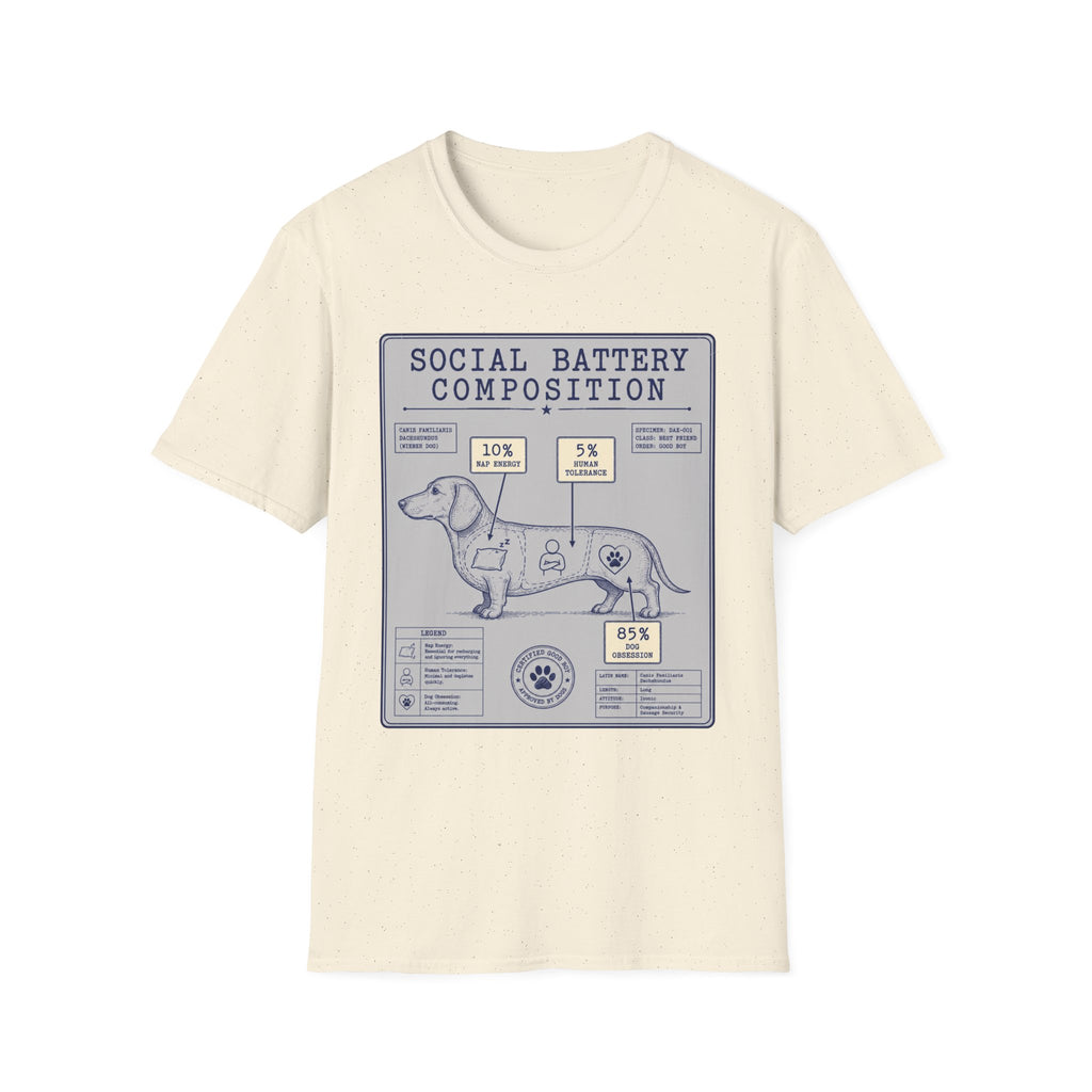 Social Battery Composition T-Shirt