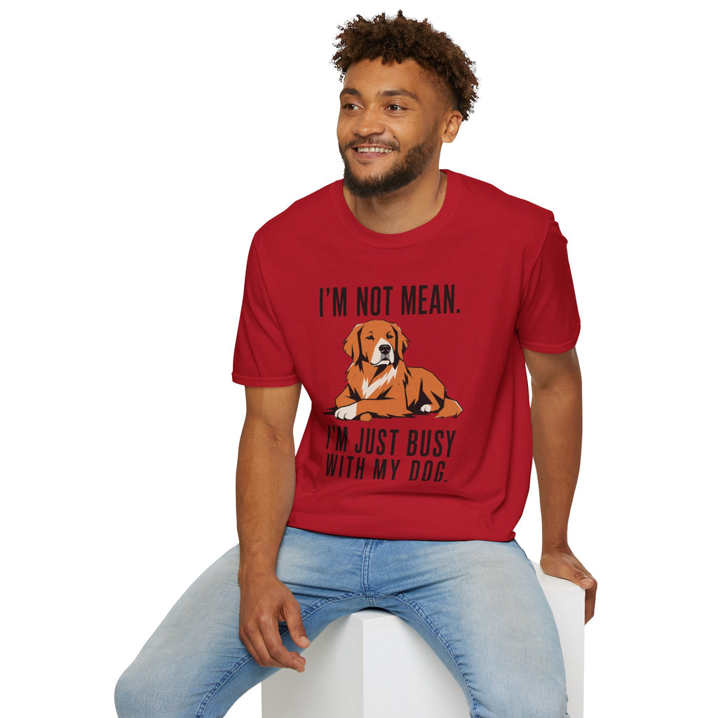 I’m Not Mean. Retriever T‑Shirt