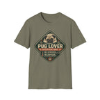 Vintage Pug Graphic Tee for Dog Owners —  Pug Lover T-Shirt
