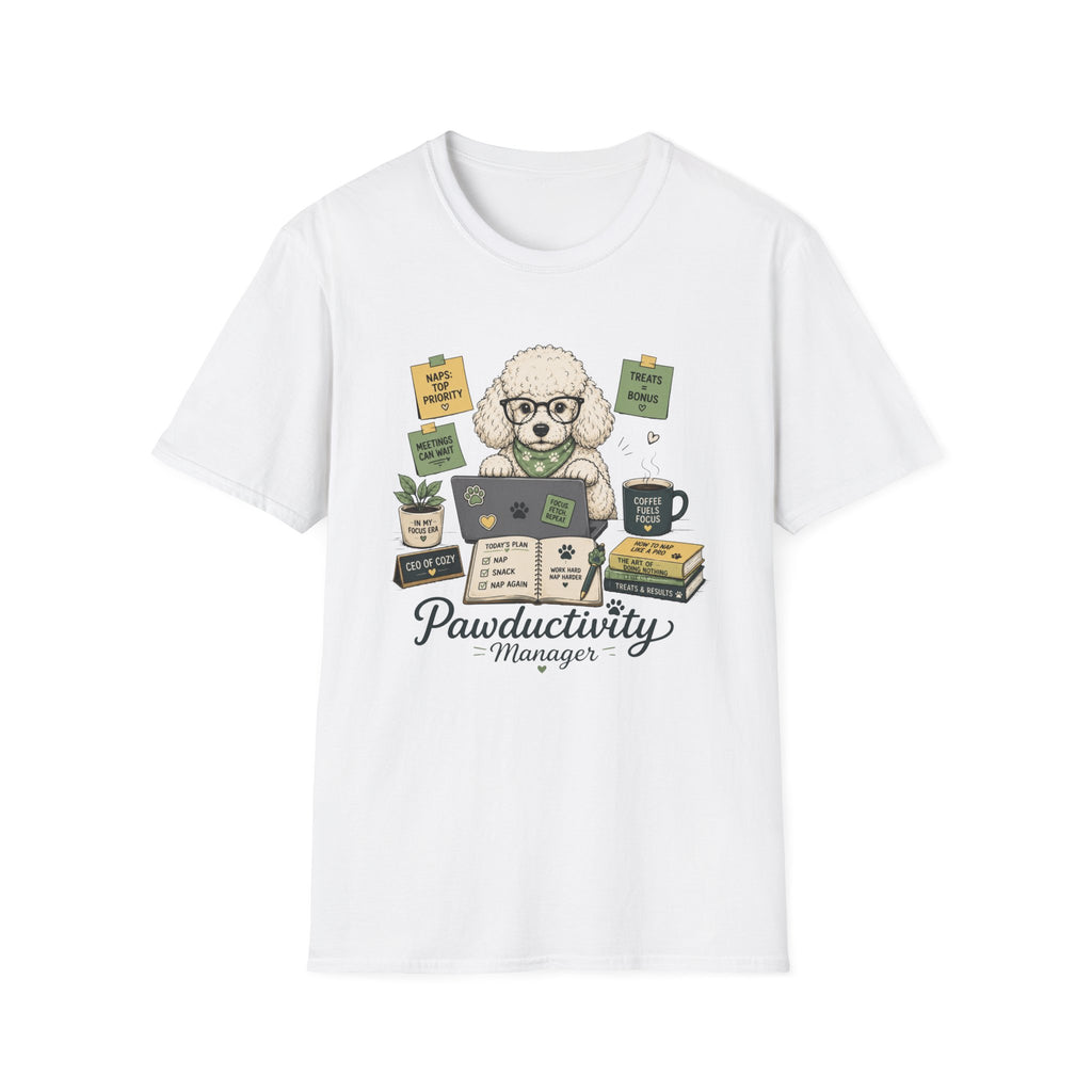 Pawdcutivity Poodle T-Shirt