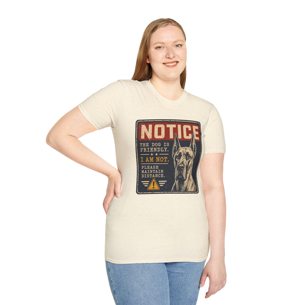 The Dog Is Friendly T-shirt