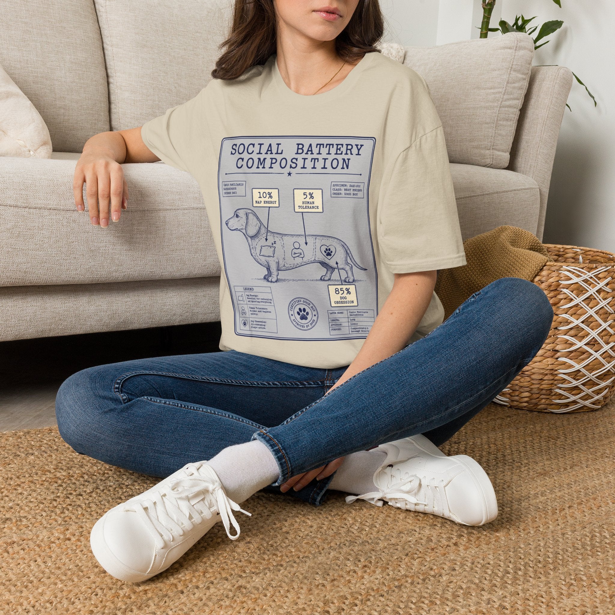Social Battery Composition T-Shirt