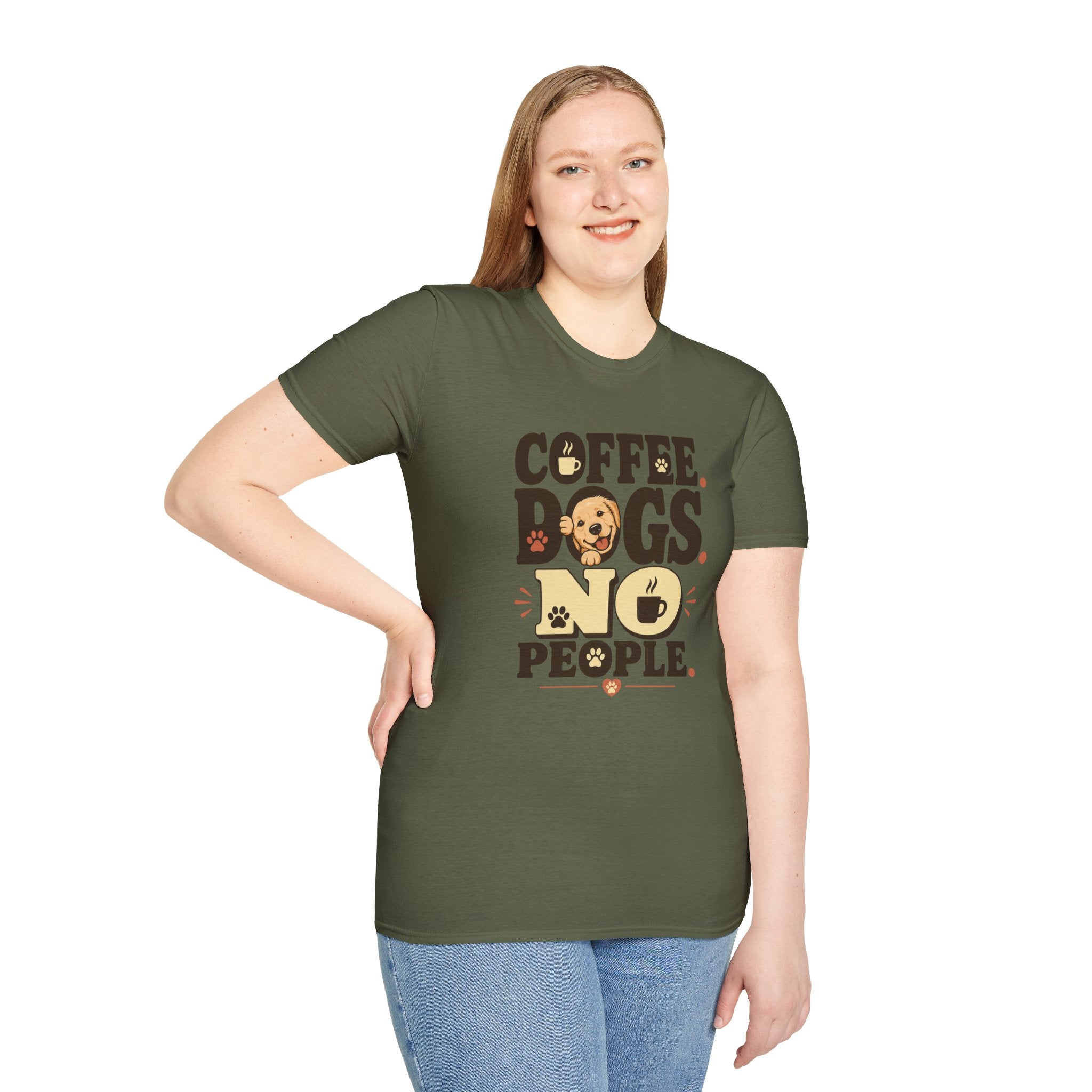 Coffee. Dogs. No People. T-Shirt