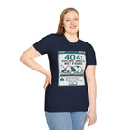 404: Social Skills Not Found T-shirt