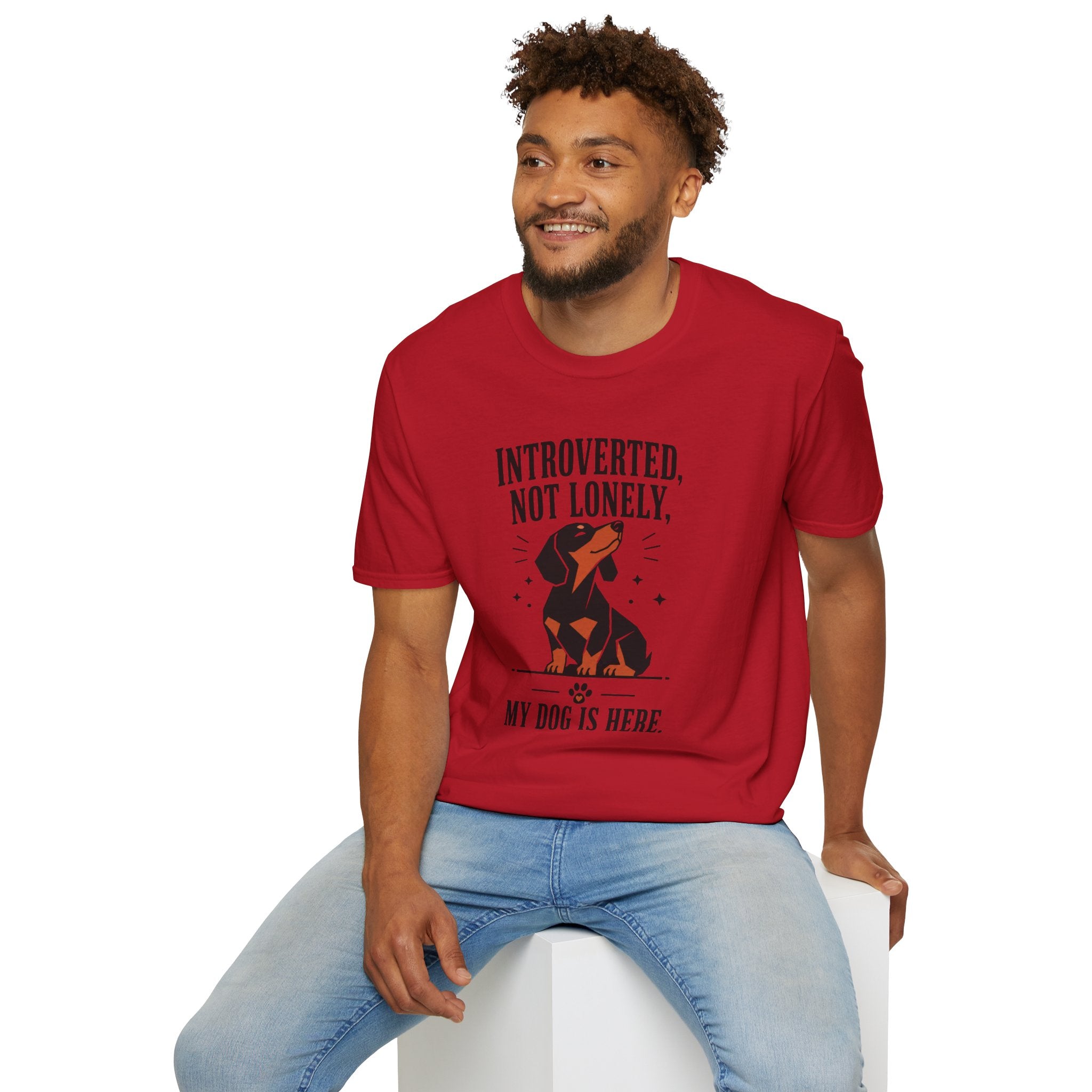Introverted, Not Lonely Dachshund T-shirt
