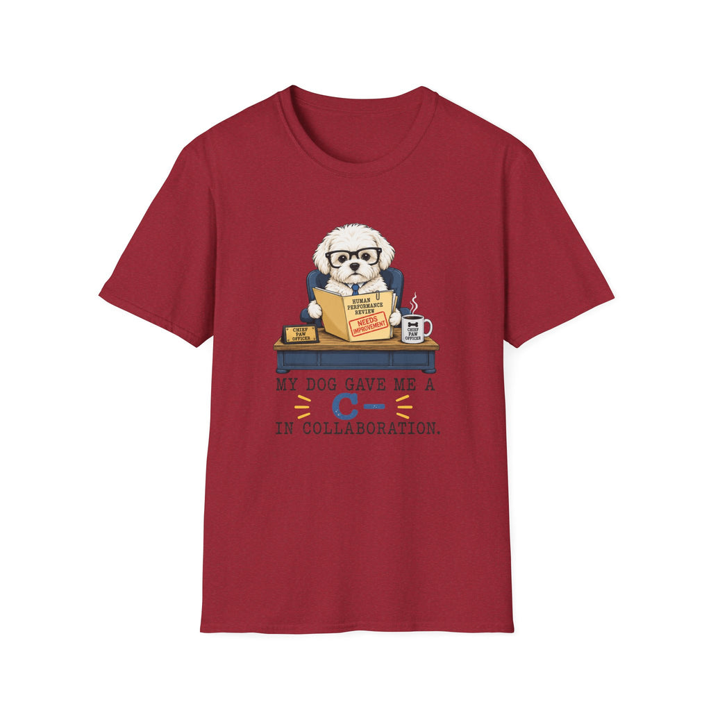 My Dog Gave Me a C in Collaboration” T-shirt