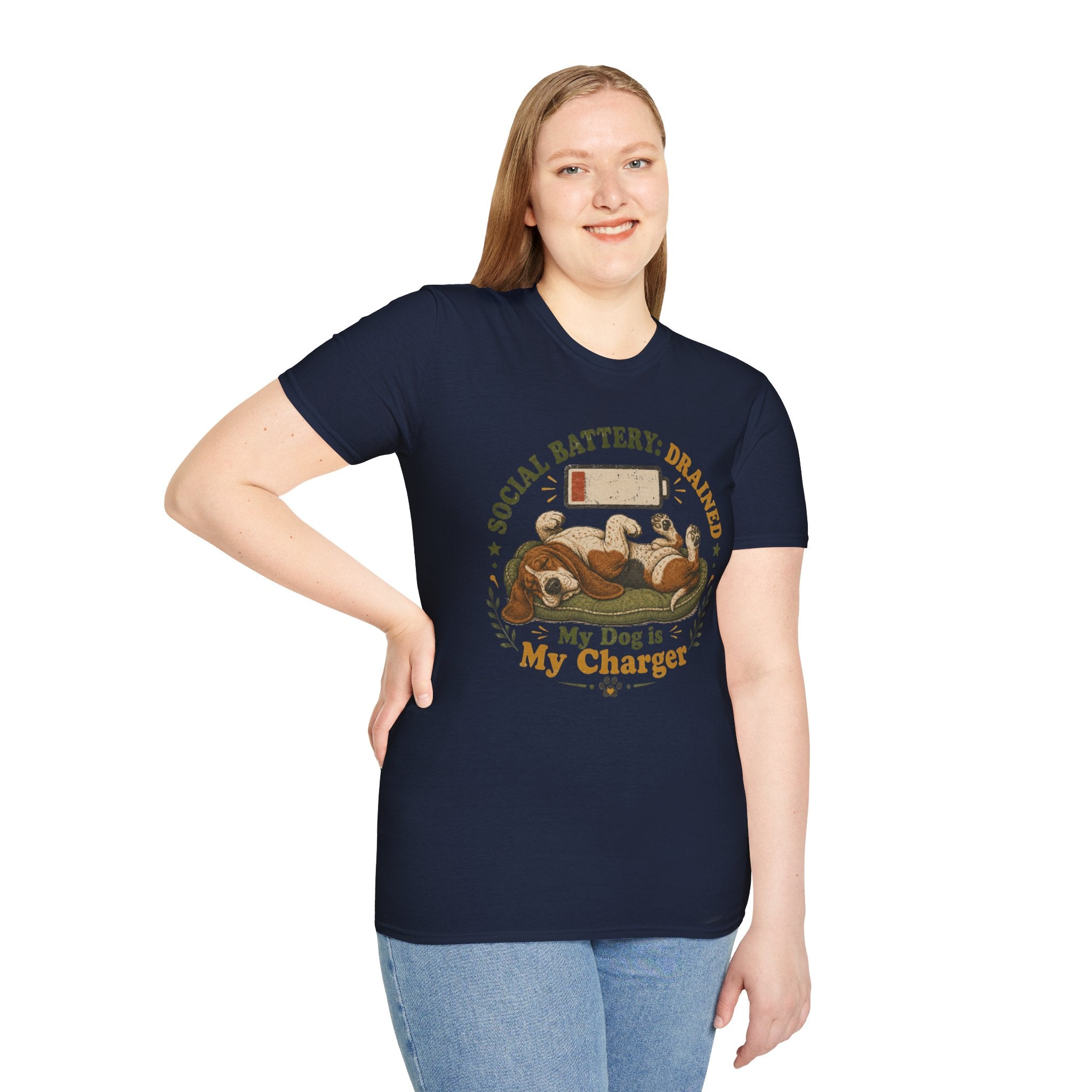 Social Battery Drained T‑Shirt