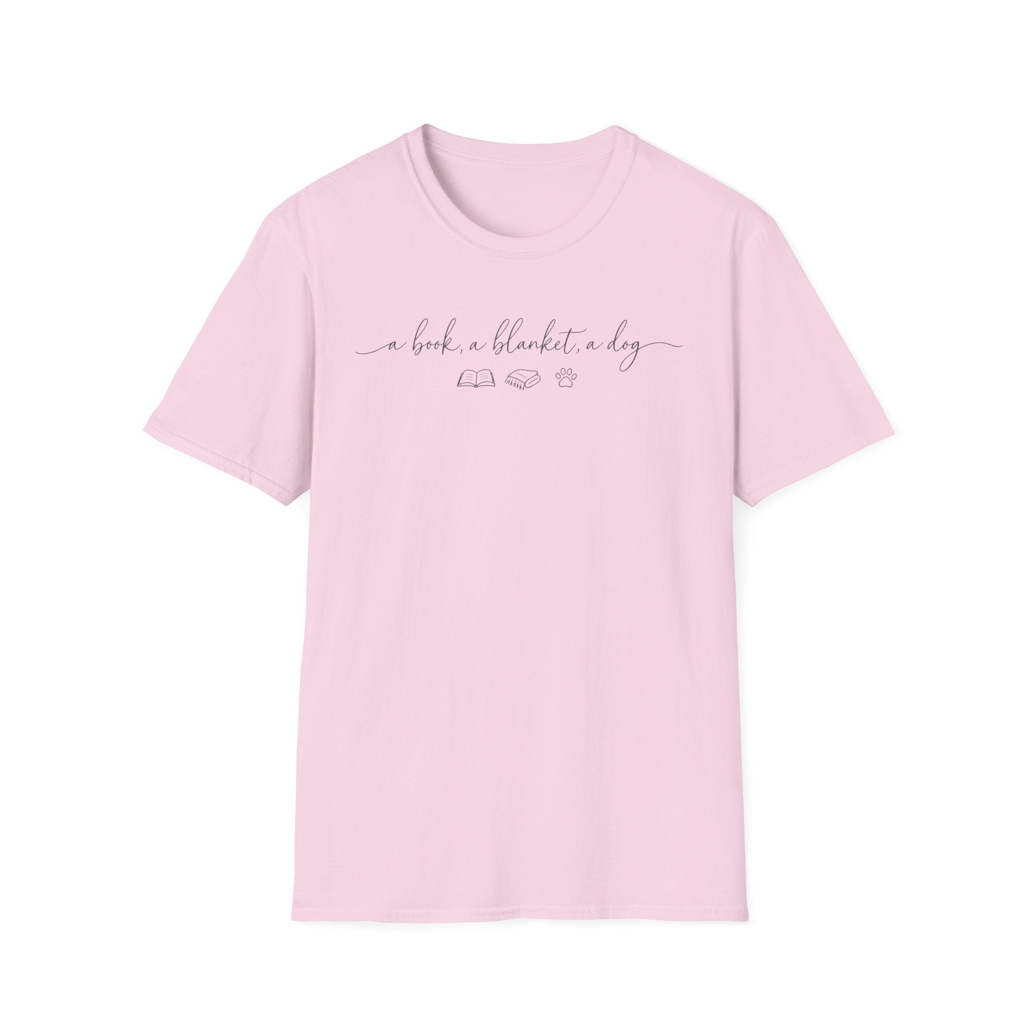Book Blanket Dog T-Shirt