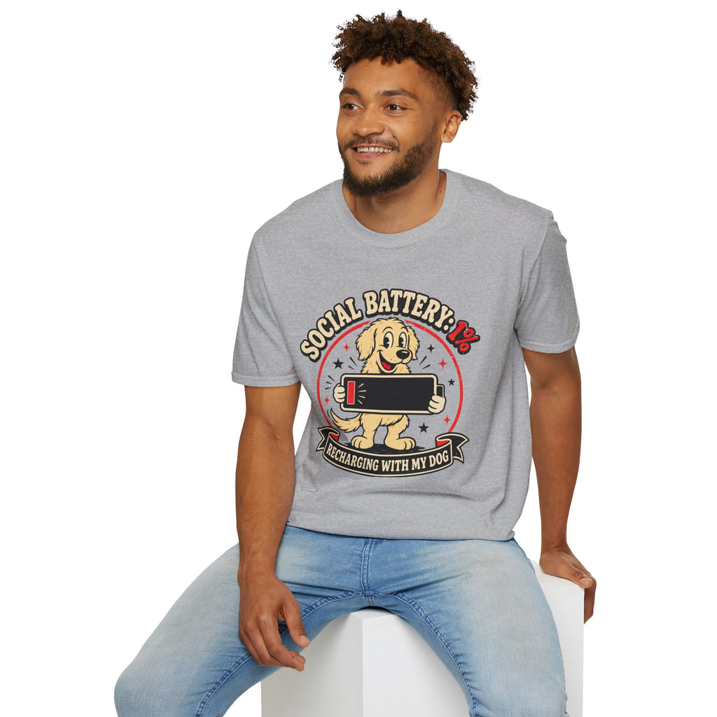 Social Battery 1% T-Shirt