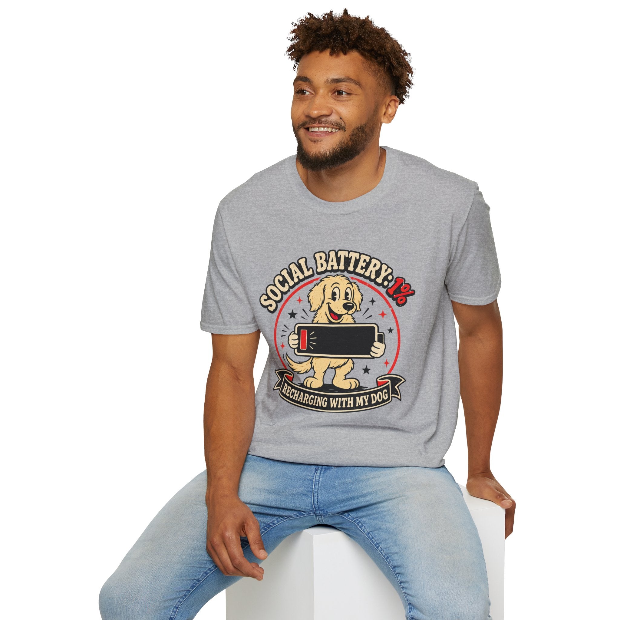 Social Battery 1% T-Shirt