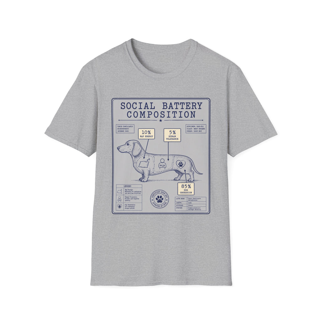 Social Battery Composition T-Shirt