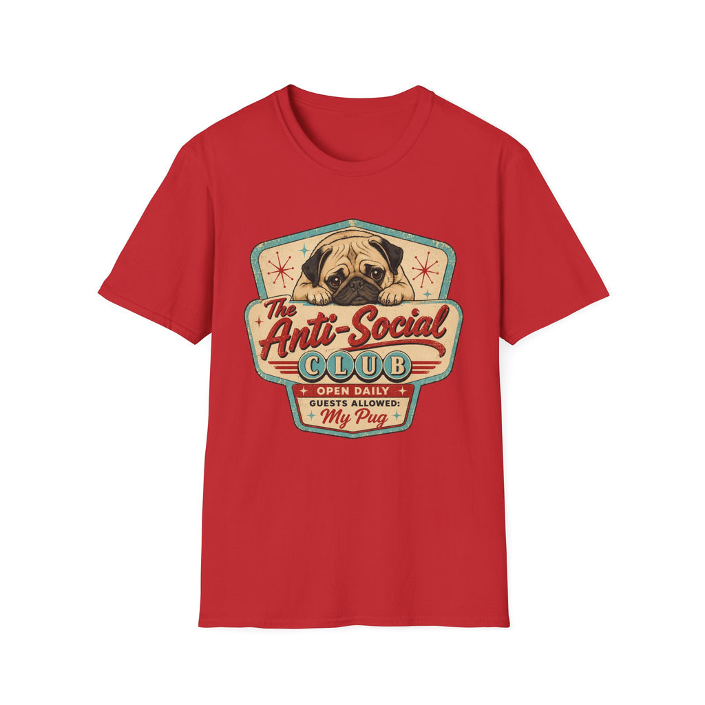 Anti-Social Club Pug T-Shirt