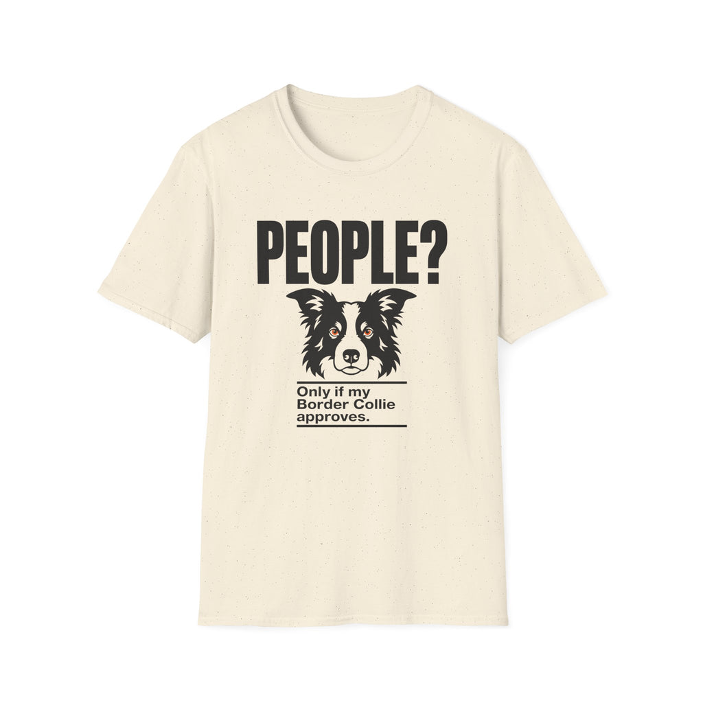 "People?" Border Collie T-shirt
