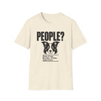 "People?" Border Collie T-shirt