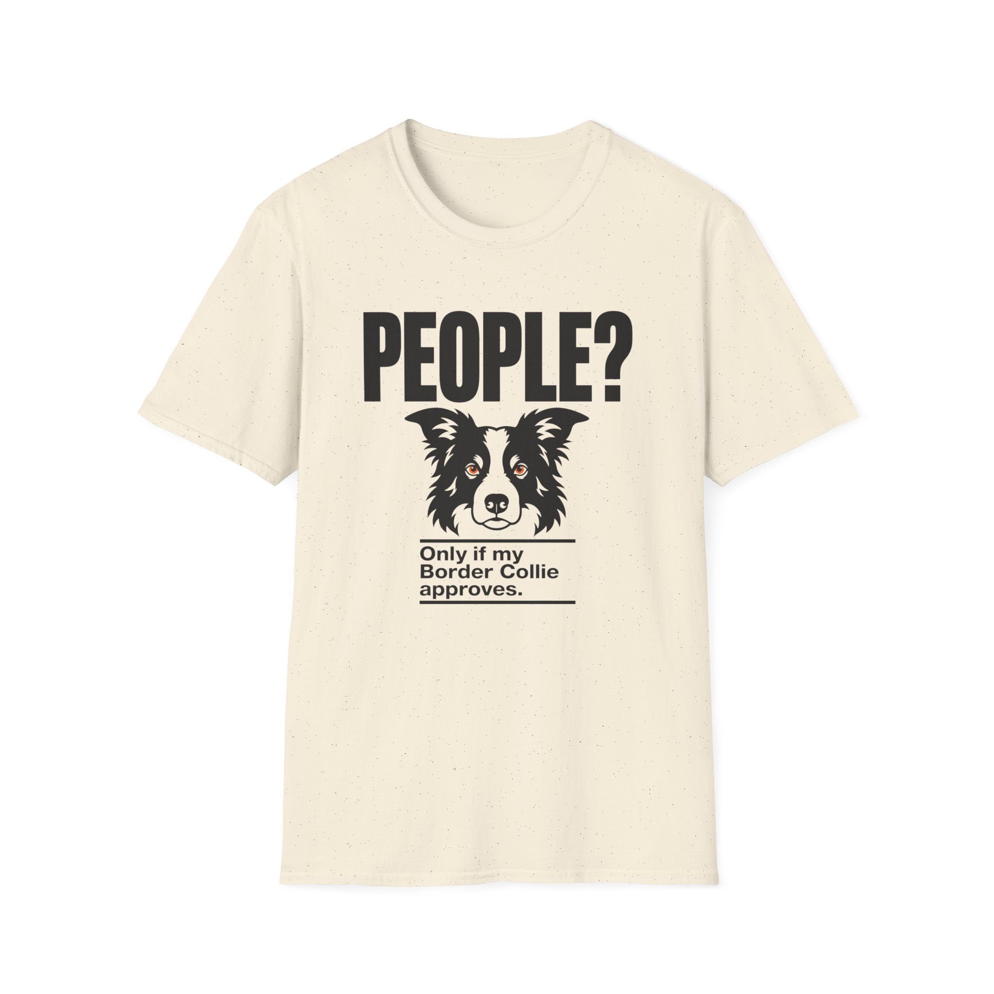 "People?" Border Collie T-shirt