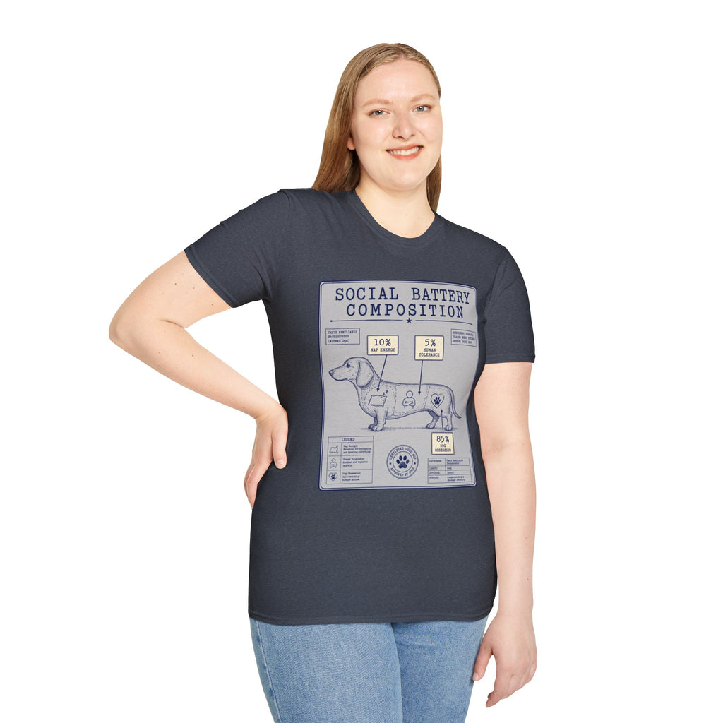 Social Battery Composition T-Shirt