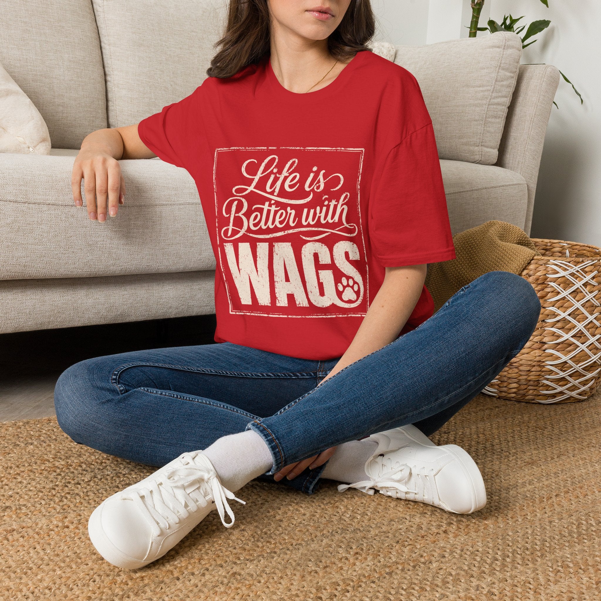 Better With Wags T-Shirt