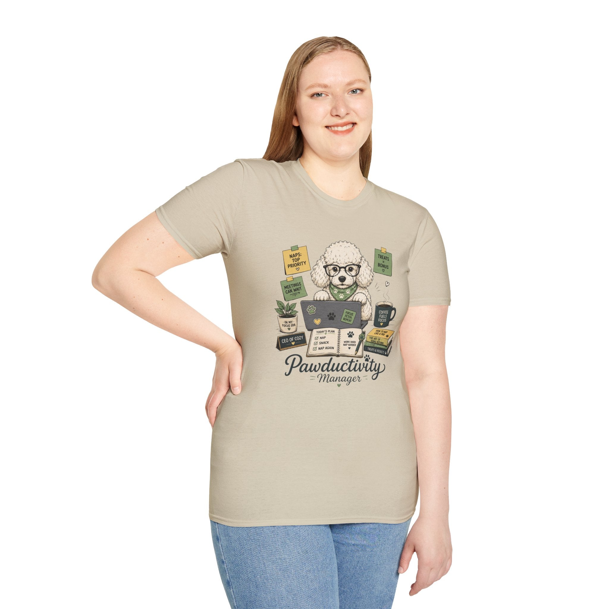 Pawdcutivity Poodle T-Shirt