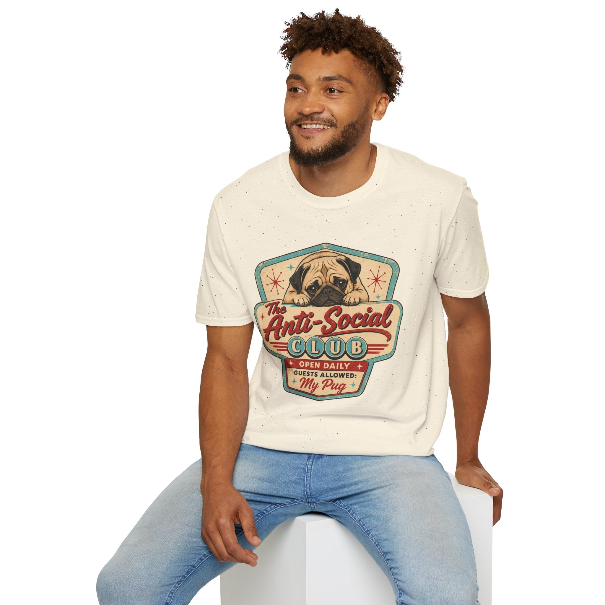 Anti-Social Club Pug T-Shirt