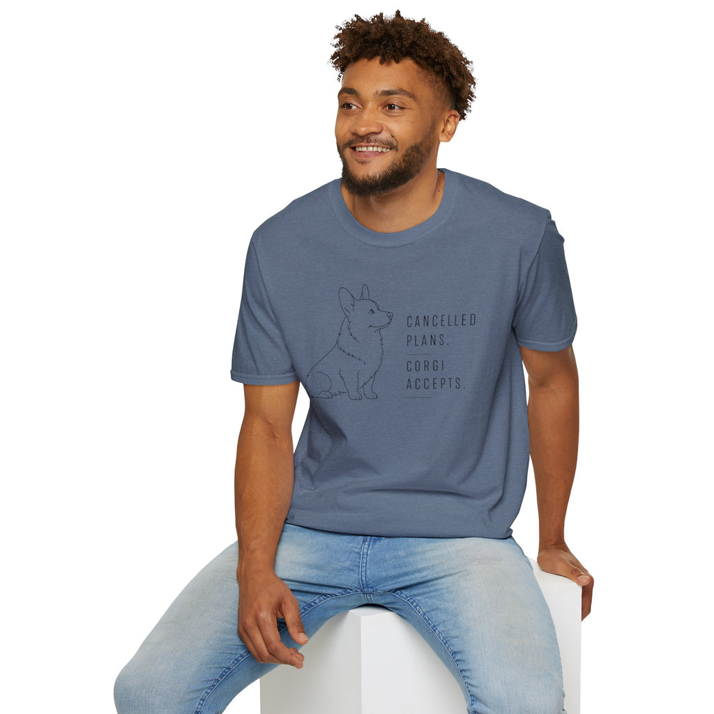 "Cancelled Plans. Corgi Accepts." T-shirt