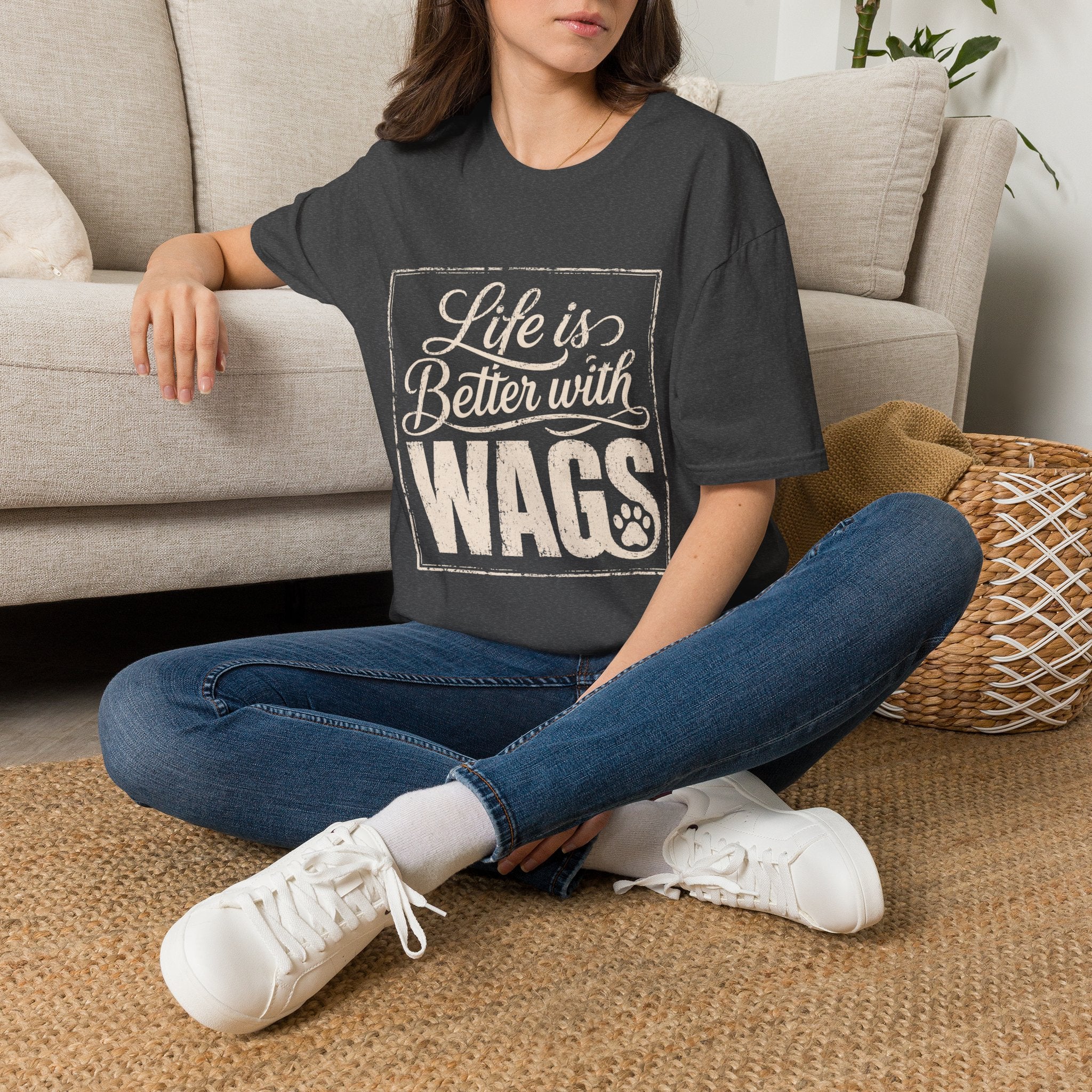 Better With Wags T-Shirt