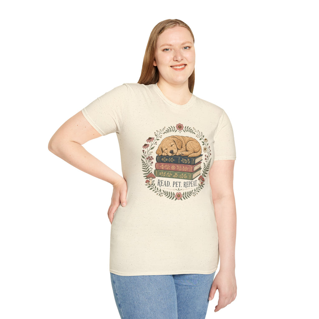 'Read. Pet. Repeat.' T-Shirt