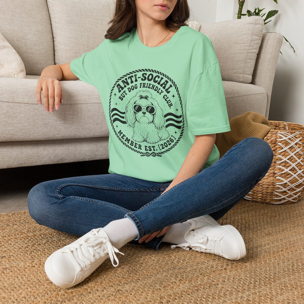 Anti-Social But Dog Friendly T-Shirt