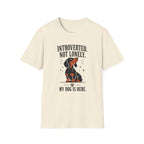 Introverted, Not Lonely Dachshund T-shirt