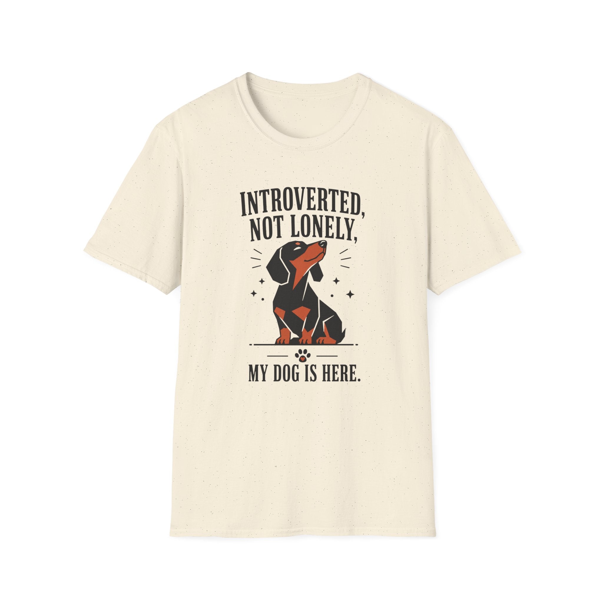 Introverted, Not Lonely Dachshund T-shirt