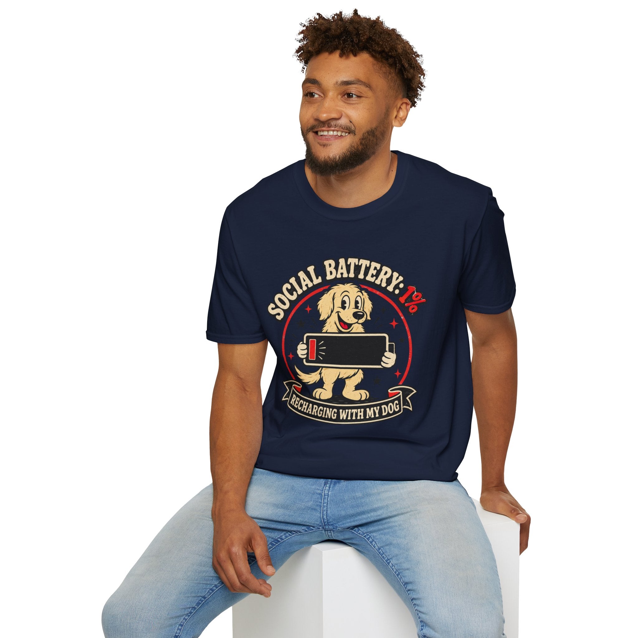 Social Battery 1% T-Shirt