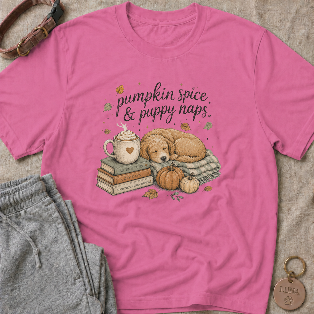 Pumpkin Spice & Puppy Naps T-Shirt