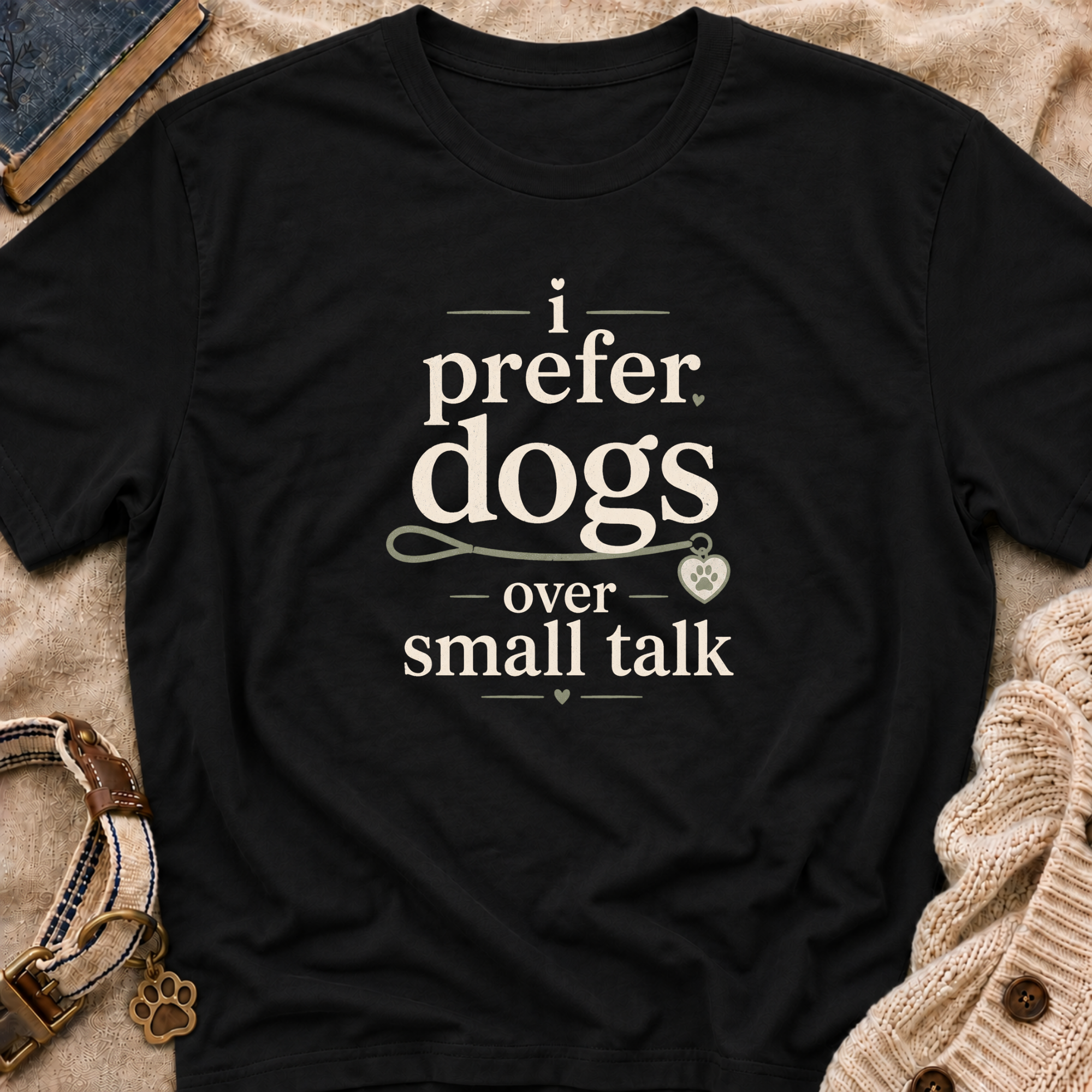 I Prefer Dogs T-Shirt