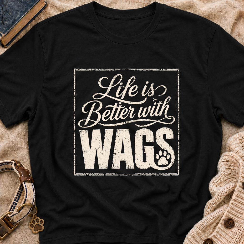 Better With Wags T-Shirt