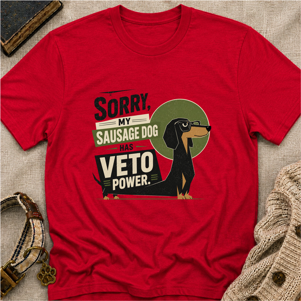 Sausage Dog Veto T-Shirt