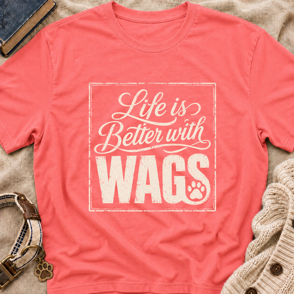 Better With Wags T-Shirt