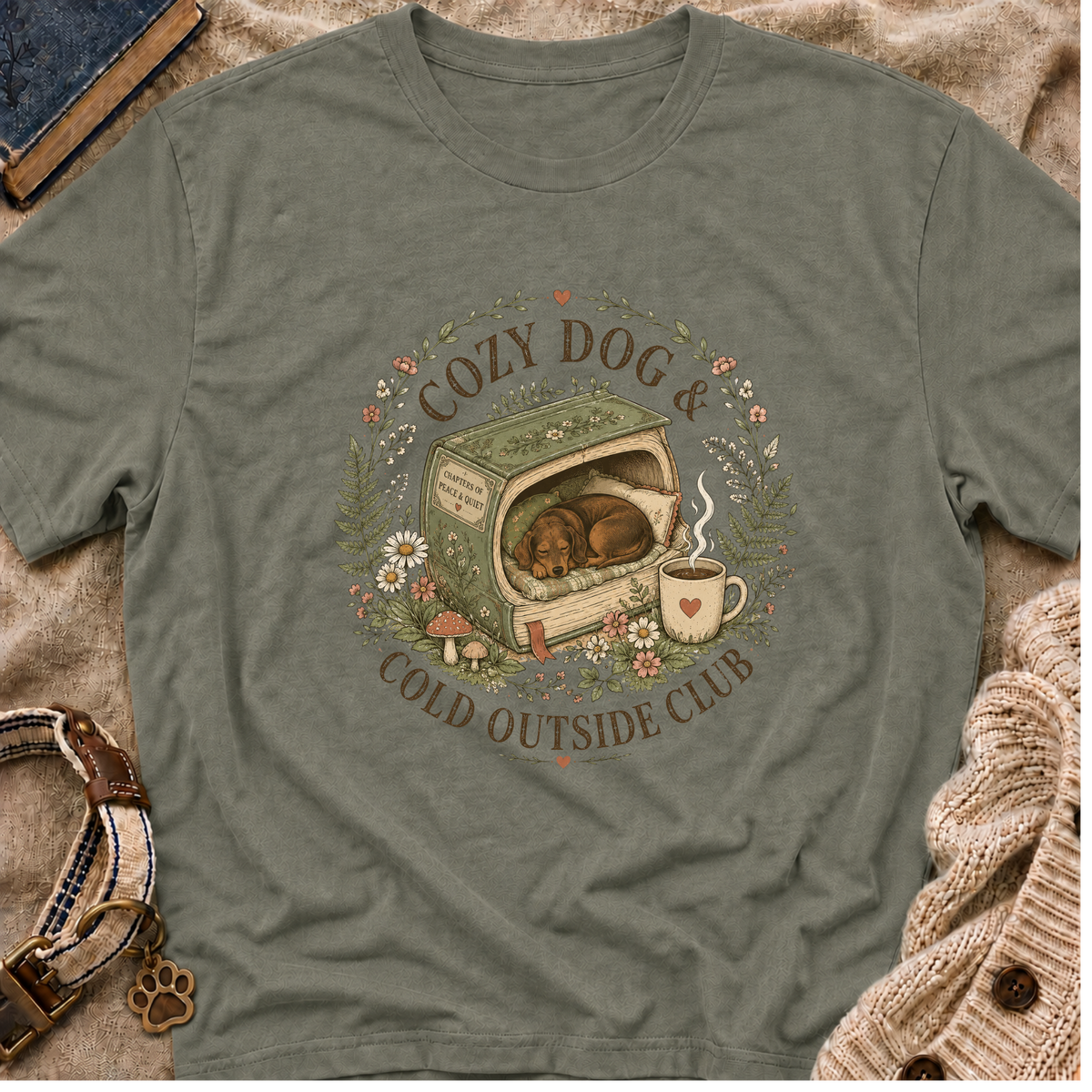 Cozy Dog & Cold Outside Club T-Shirt