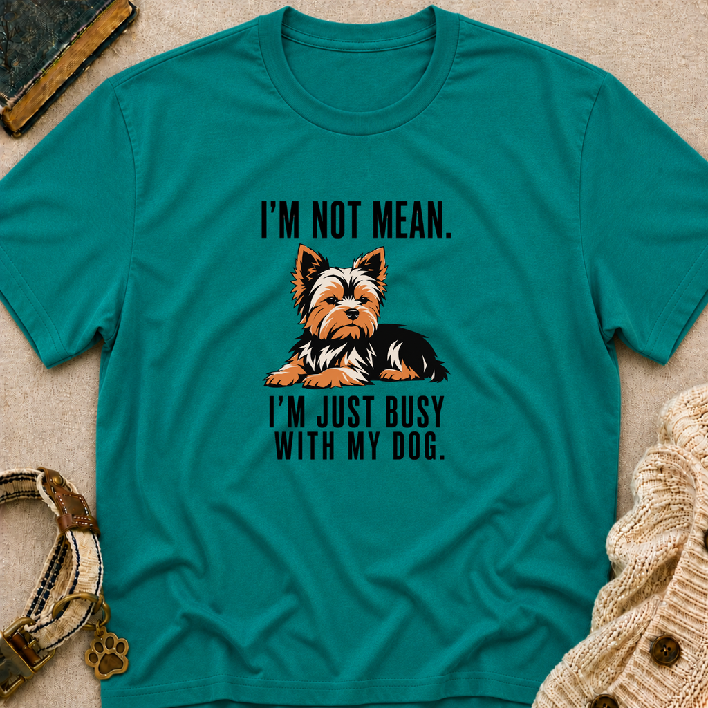 I’m Not Mean Yorkie T-Shirt