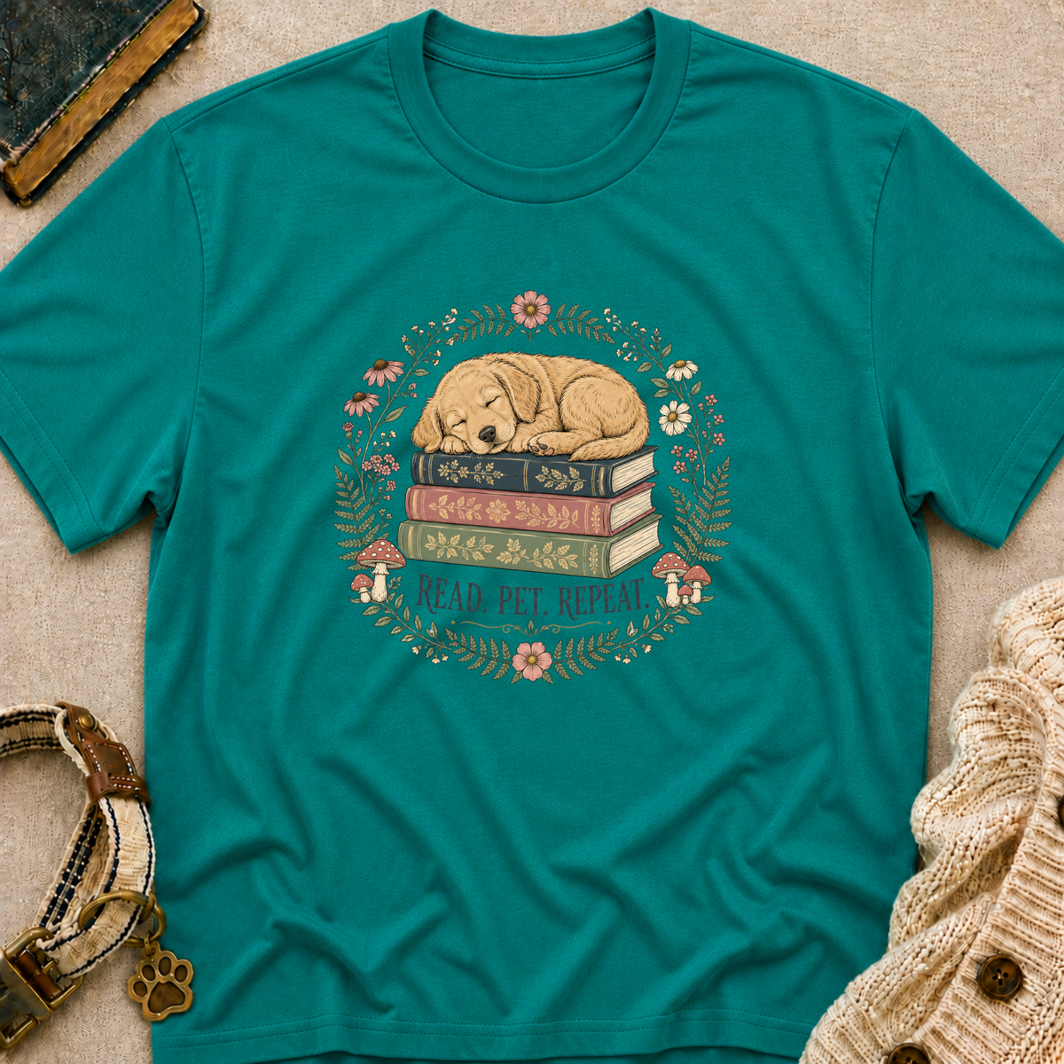 Read Pet Repeat T-Shirt