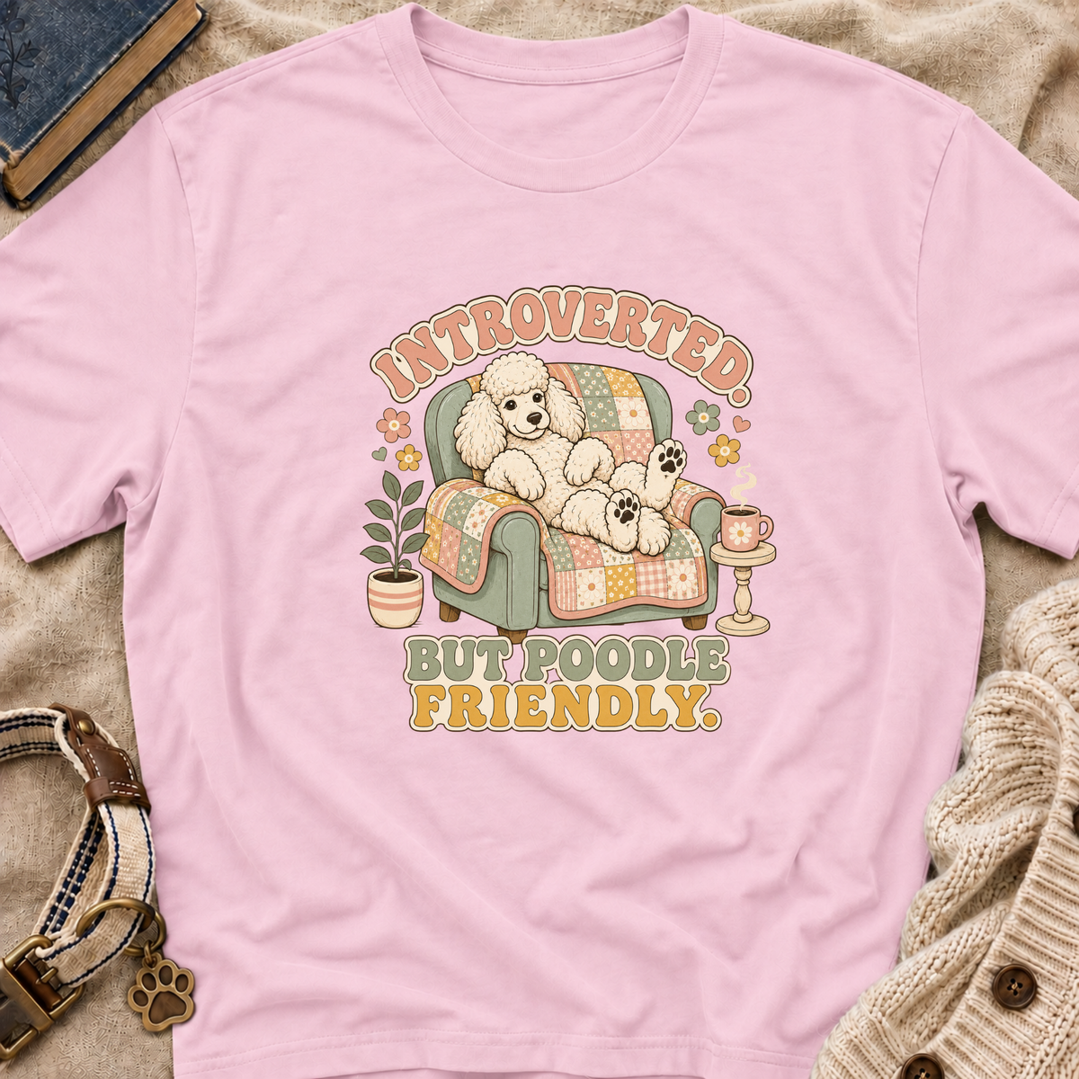 Poodle Friendly T-Shirt
