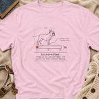 Introverted French Bulldog T-shirt