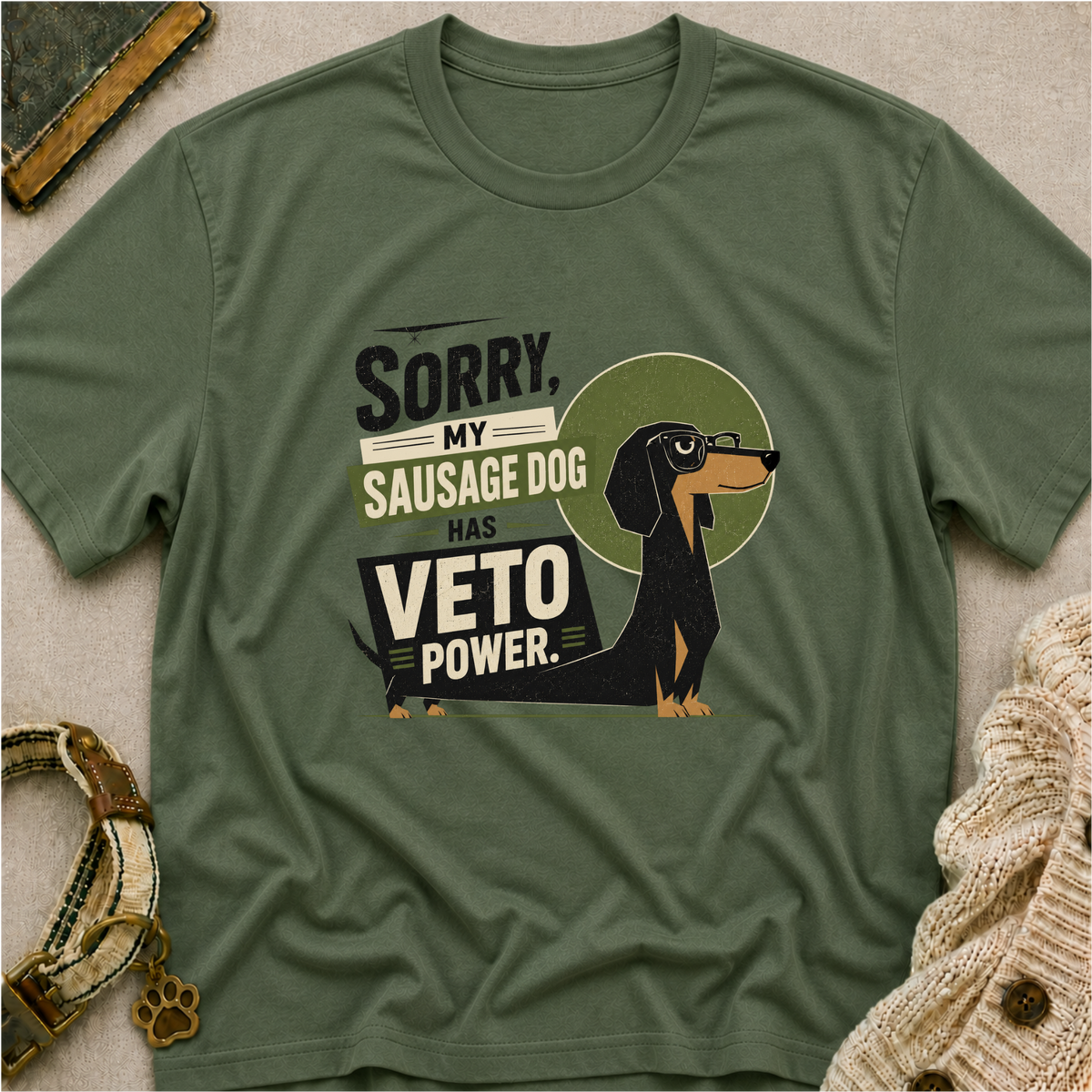 Sausage Dog Veto T-Shirt