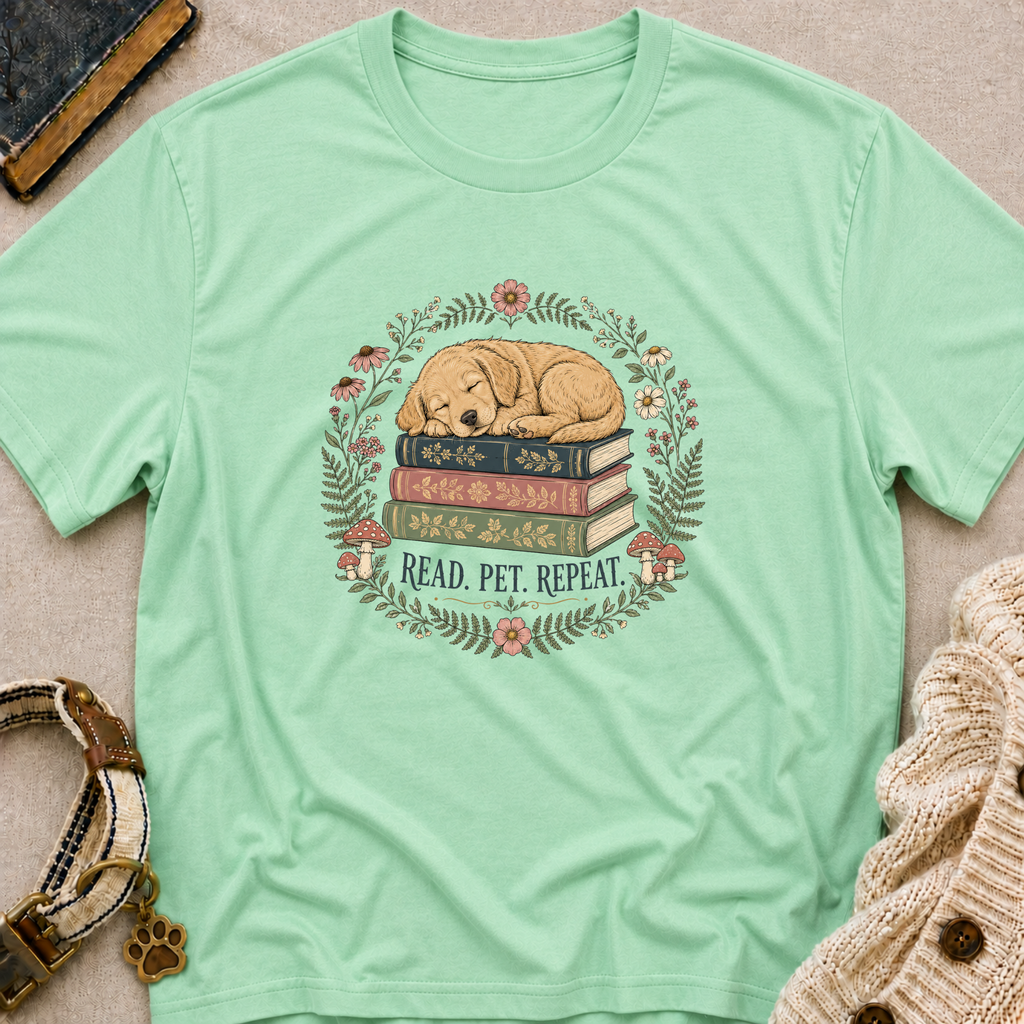 Read Pet Repeat T-Shirt