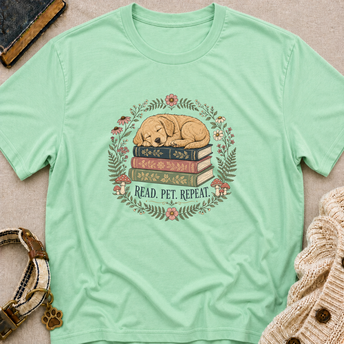 Read Pet Repeat T-Shirt