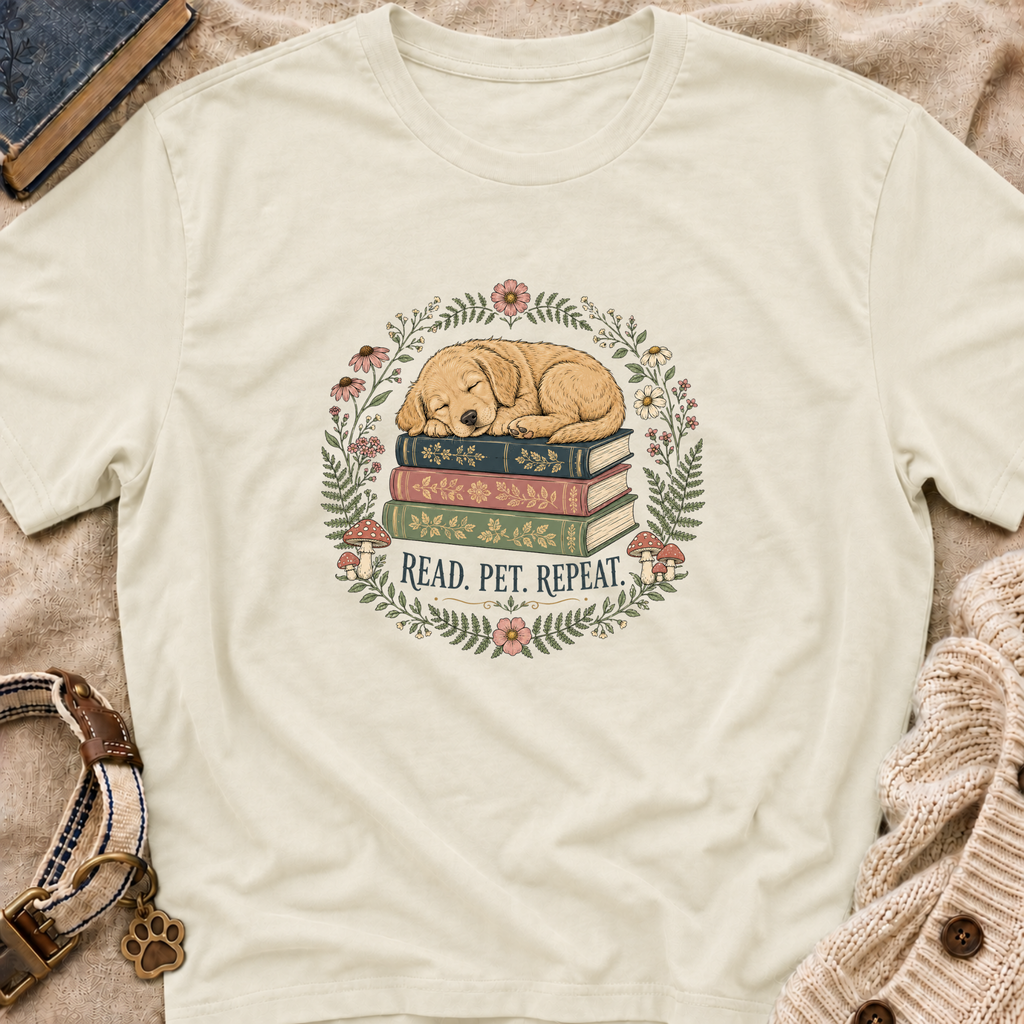 Read Pet Repeat T-Shirt